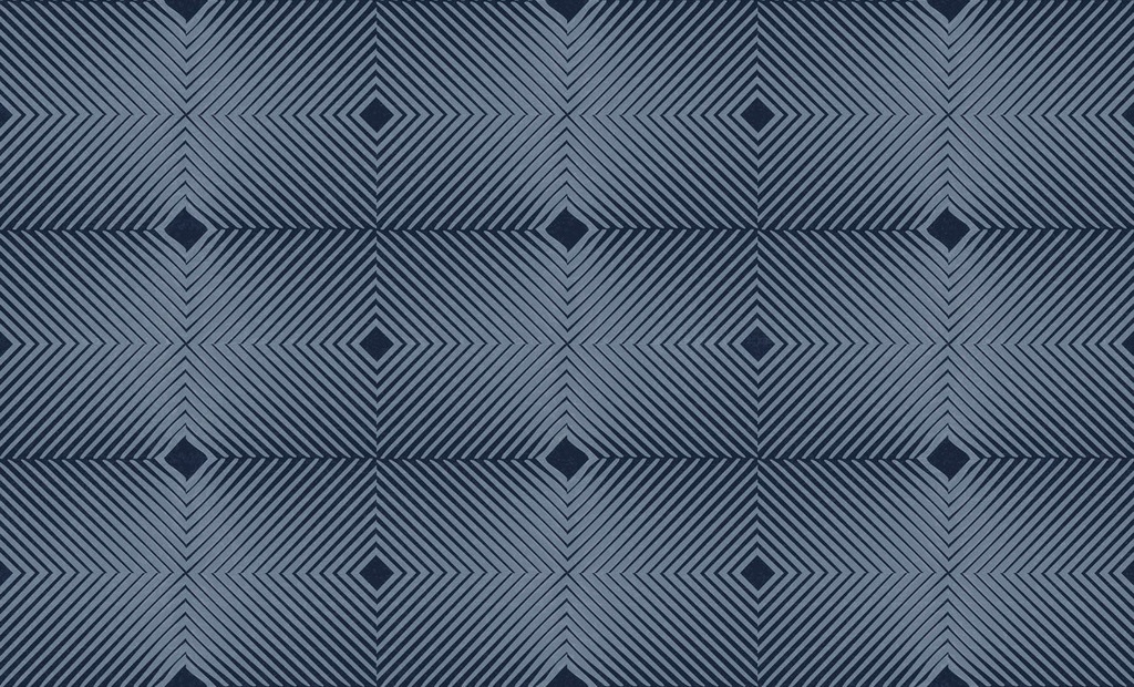 Vibrating Diagonals Vinyl Kitchen Rug