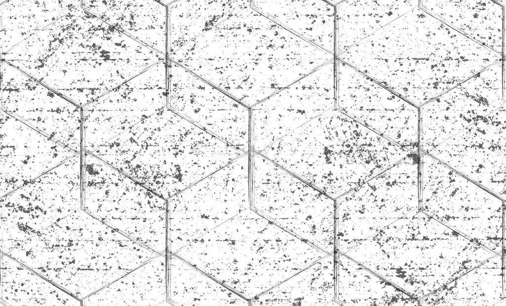 Hex Vinyl Kitchen Rug