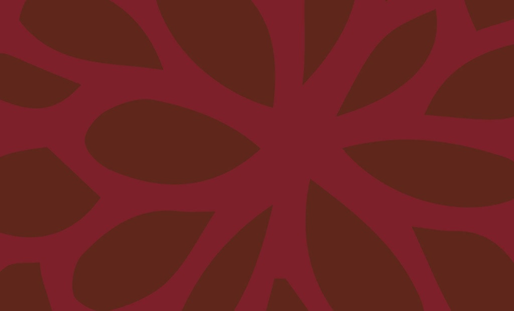 Geometric Blossoms Vinyl Kitchen Rug