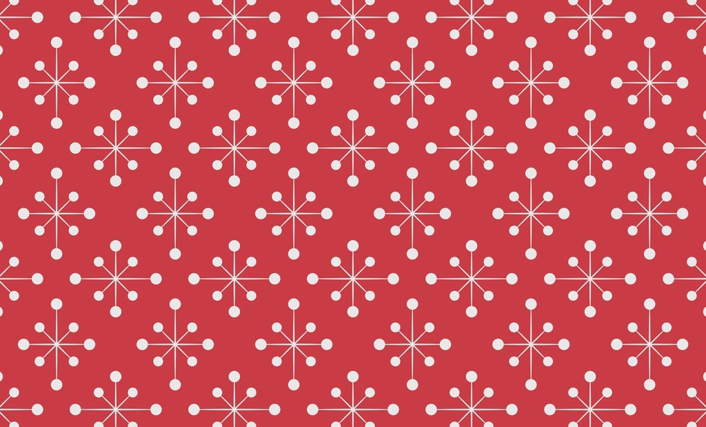 Atomic Stars Vinyl Kitchen Mat