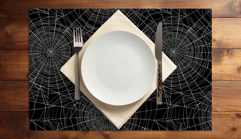 Spiderweb Vinyl Placemats (set of 4)