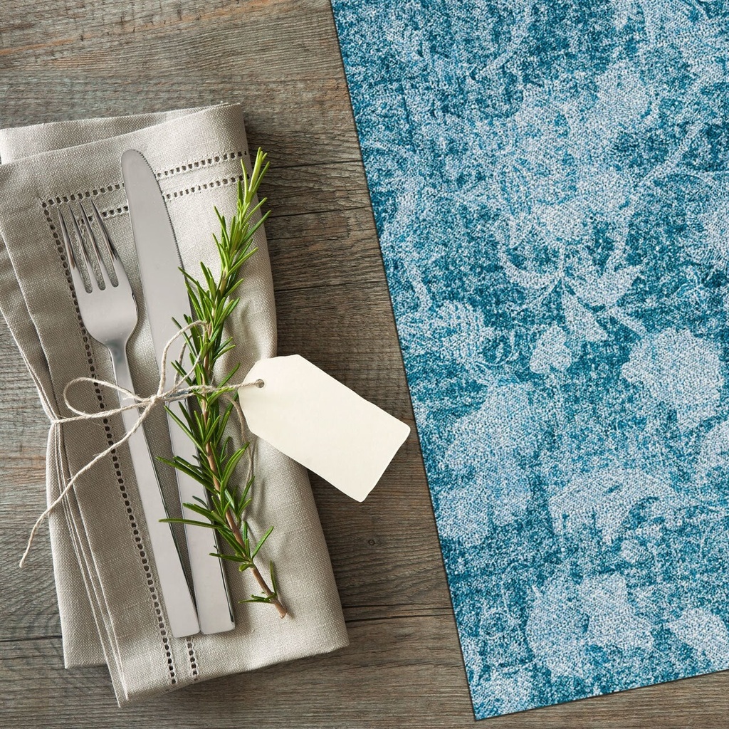 Vintage Floral Vinyl Placemats (set of 4)