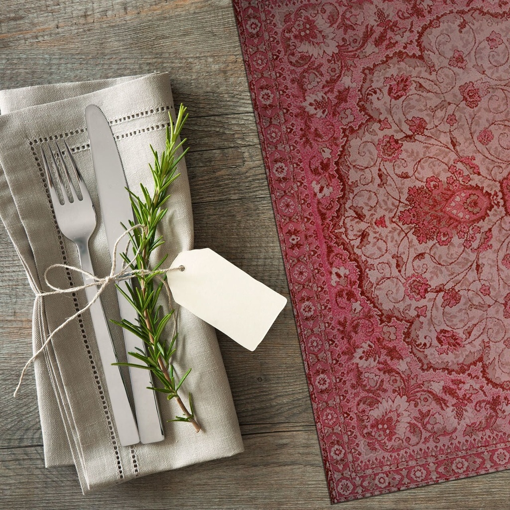 Vintage Medallion Vinyl Placemats (set of 4)