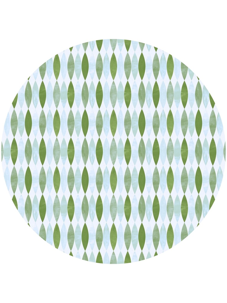 Twisted Ribbon Vinyl Highchair Splat Mat