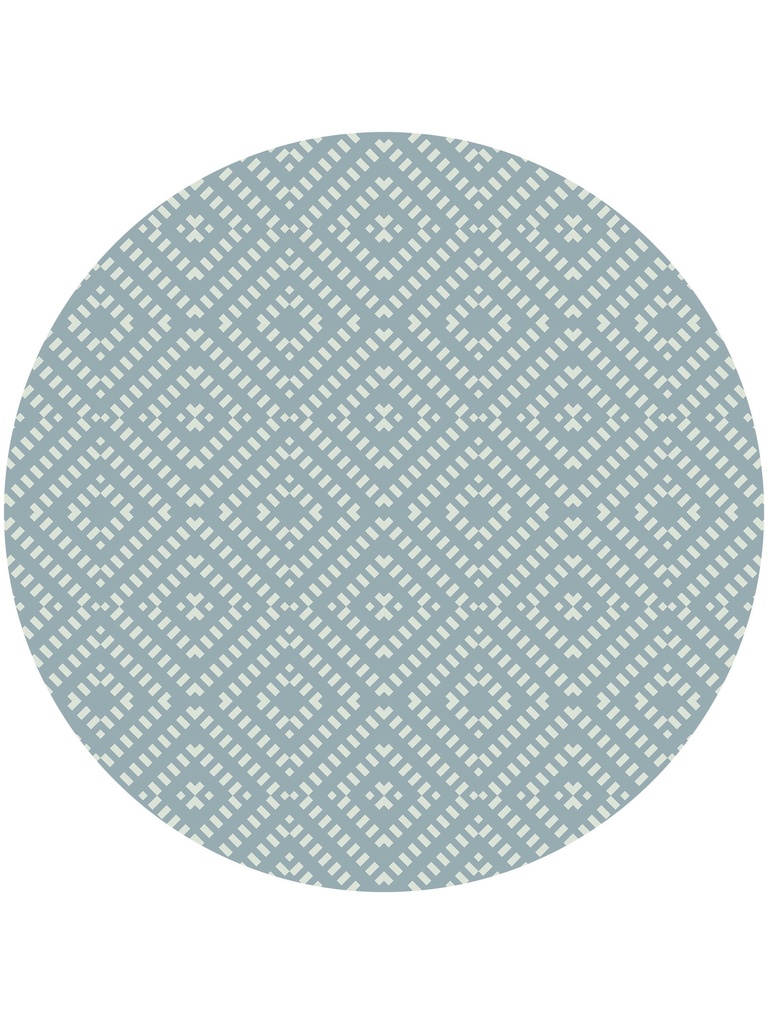 Geometric Grid Vinyl Highchair Splat Mat