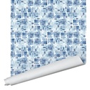 Watercolor Grid Wallpaper