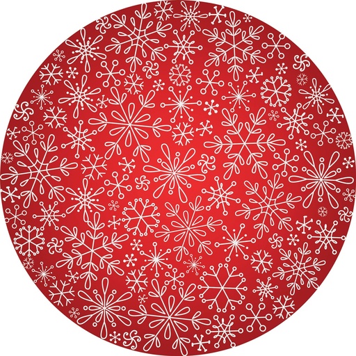 [VXM-LIS] Let It Snow Vinyl Christmas Tree Mat