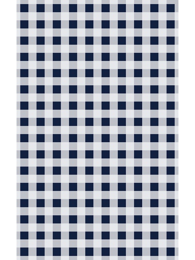 [VM-GGM] Gingham Vinyl Vintage Rug