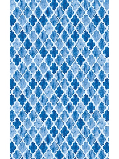 [VM-MWC] Moroccan Watercolor Vinyl Living Room Rug