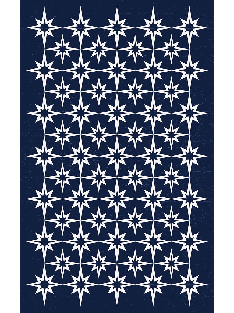 Starburst Vinyl Area Rug