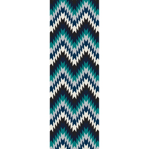 [VR-PRL] Parallelograms Modern Vinyl Runner Rug