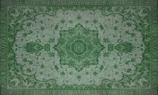 [VK-VDM] Vintage Medallion Vinyl Kitchen Mat