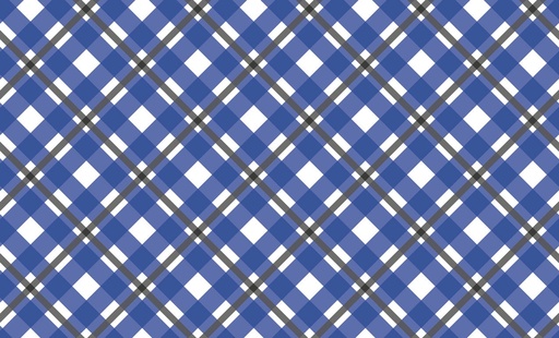 [VK-PTP] Past-Time Plaids Vintage Vinyl Kitchen Rug