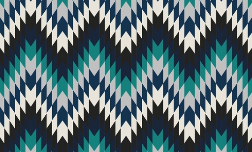 [VK-PRL] Parallelograms Modern Vinyl Kitchen Rug