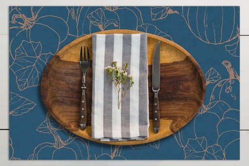 [VP-PKP] Pumpkin Patch Vinyl Placemats (set of 4)