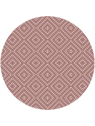 [VS-GGR] Geometric Grid Vinyl Highchair Splat Mat