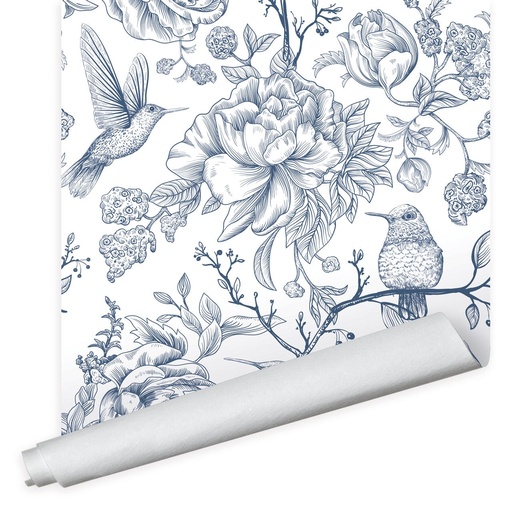 [WP-VHB] Vintage Hummingbird Wallpaper