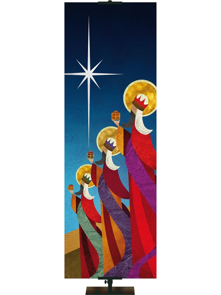 Overstock Silent Scenes We Three Kings-Right